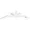 Ekena Millwork Vanguard Architectural Grade PVC Gable Bracket, 96"W x 16"H x 2"D x 4"F, 4/12 Pitch GBP096X16X0204VAN00 - alternate 1